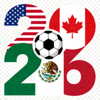 2026年美加墨世界杯官方Logo页脚标识